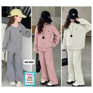   Mã N05   14-55kg  Set Bộ Nỉ Tàu Thêu Hình Ngựa vô cùng đáng yêu và cá tính và ấm áp ành cho cả Bé Trai và Bé Gái 