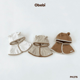  Mũ Lông Cừu 2 Mặt Obebi Giữ Nhiệt Cản Gió Lạnh Cho Bé Trai Bé Gái Vào Mùa Thu Đông Lớp Lông Mịn Mềm PK275 