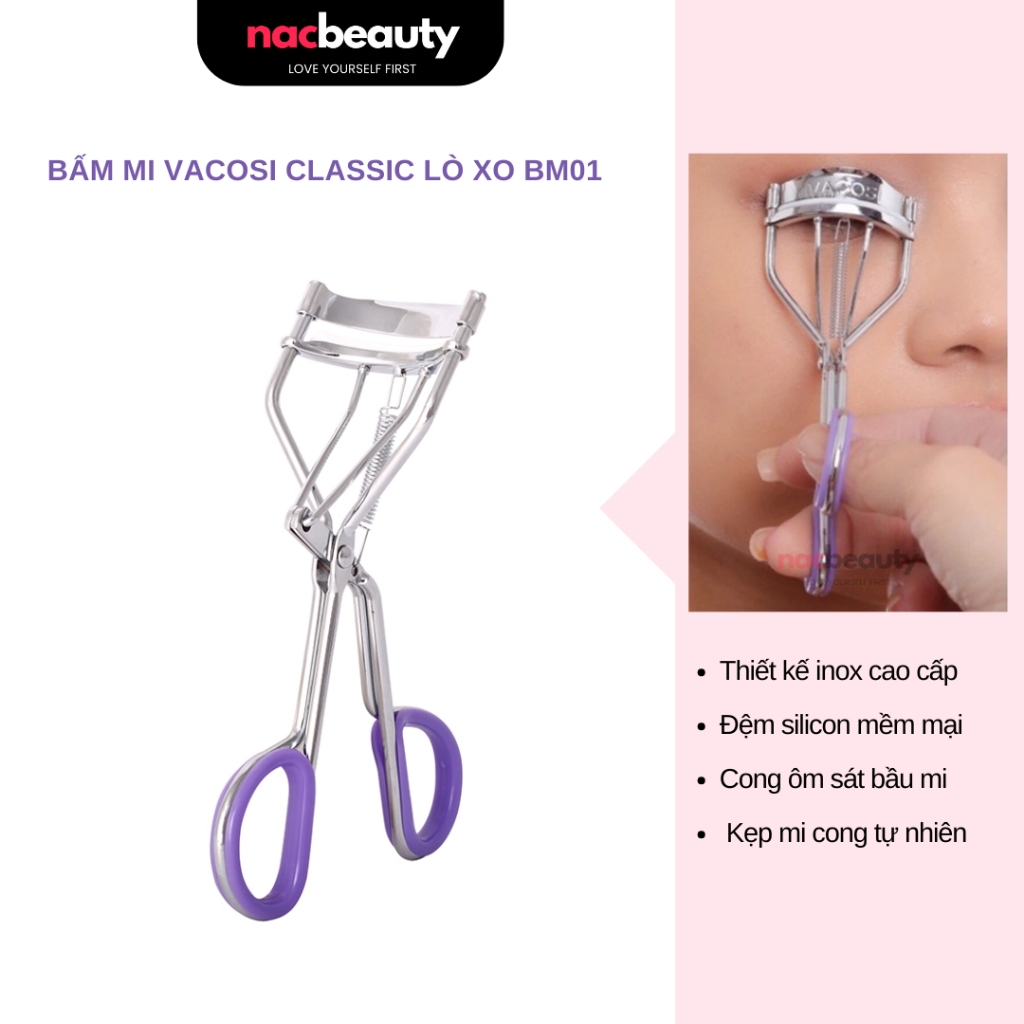 Bấm mi cán tím Vacosi