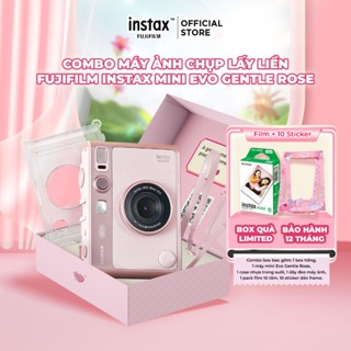 Máy Ảnh Chụp Lấy Liền Fujifilm Instax Mini Evo Gentle Rose - Hàng Chính Hãng Bảo Hành 1 Năm
