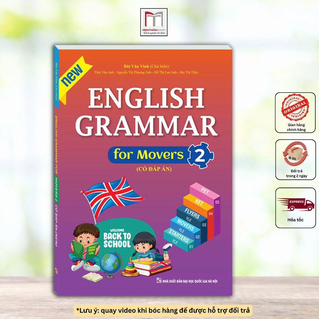 Sách - English grammar for Movers 2 có đáp án (Bùi Văn Vinh chủ biên)