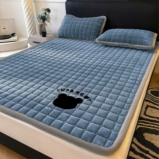   Hàng nhập Thảm trải giường mùa đông nỉ nhung giữ nhiệt ấm áp đủ size 1m6 1m8 2m2 