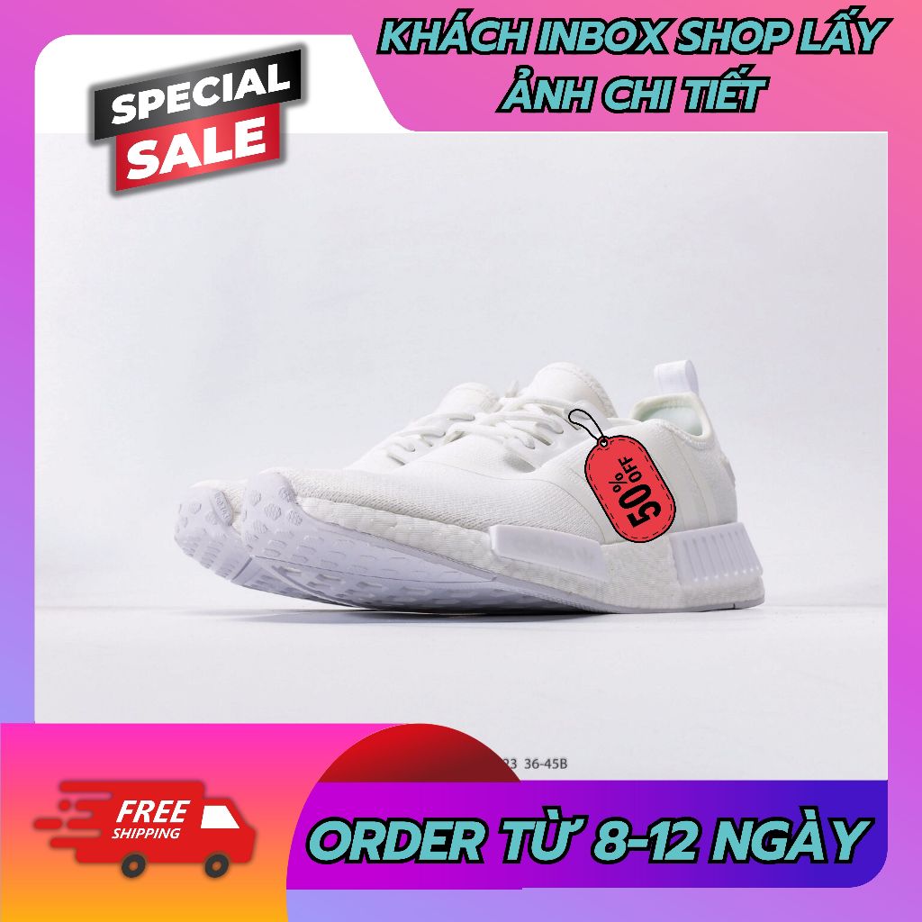 ✮Order✮Best Quality✮Sneaker✦✦✮𝐁𝐀𝐓𝐂𝐇-NMD R1 Primeblue 'Triple Black' GZ9256✮