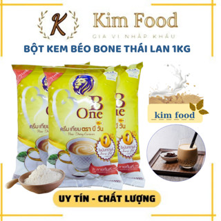 Bột kem béo B One Thái Lan gói 1kg, Bột béo pha trà sữa