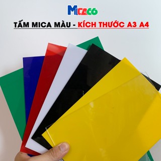  Tấm Mica làm đồ Decor Tấm Mica trong suốt làm Handmade - Nhiều màu sắc - Mica66 