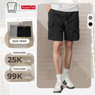 [MUA 2 GIẢM 10%] Quần short nam COAST SHORT BAMI HOME, chất vải dù nhăn chống thấm, form trên gối thoải mái QB07