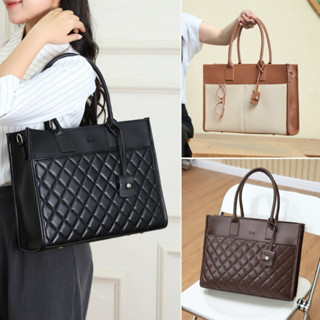 Túi Công Sở Nữ (7 MÀU - Ngăn Lap Riêng) Tote Da Đựng Laptop 15 inch to đi làm học A4 LILY Limi bags