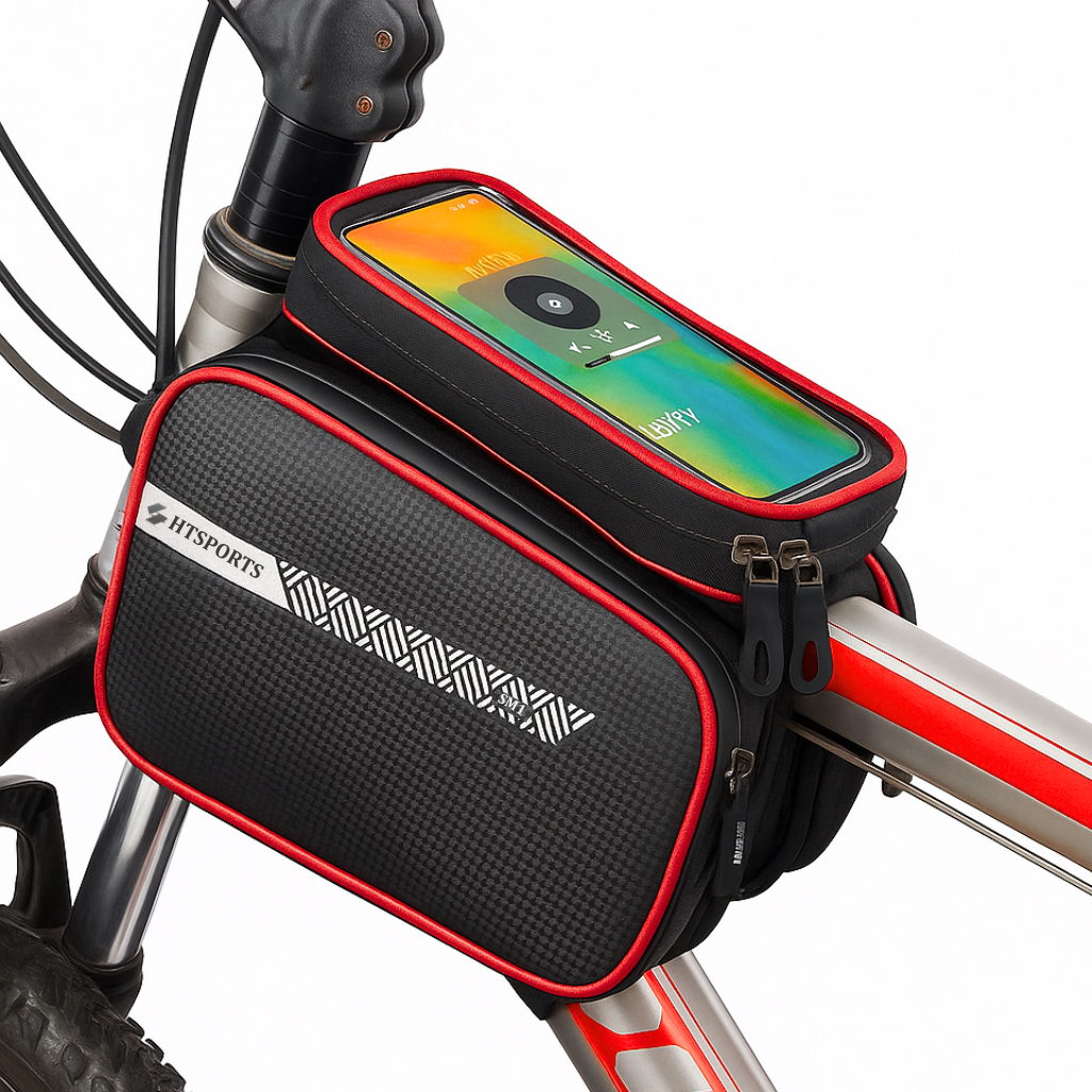 Túi Đựng Đồ Treo Sườn Xe Đạp Đa Năng Chống Nước Cao Cấp, Phụ Kiện Xe Đạp Thể Thao Cao Cấp Cảm Ứng Vừa Điện Thoại 6.5inch