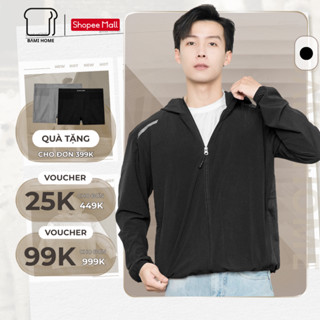 Áo khoác nam APEX BAMI HOME, áo khoác parachute vải dù co giãn, thiết kế phản quang, khoá zip AKD04
