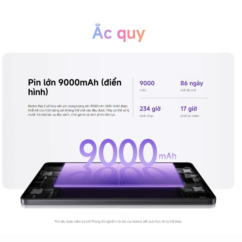 Máy Tính Bảng Xiaomi Redmi Pad 2 Wifi (4+128GB | 6+128GB | 8+256GB) Chính Hãng | BigBuy360 - bigbuy360.vn
