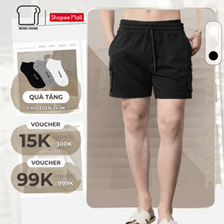 Quần short nam CARGO BAMIHOME BM, chất vải nỉ chân cua thoáng khí, thấm hút tốt, form trên gối QN29