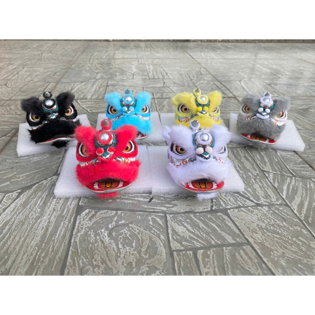 Đầu Lân Mini Trưng Bày Trang Trí - Làm Quà Tặng - Chế tác thủ công - Đường nét tinh xảo
