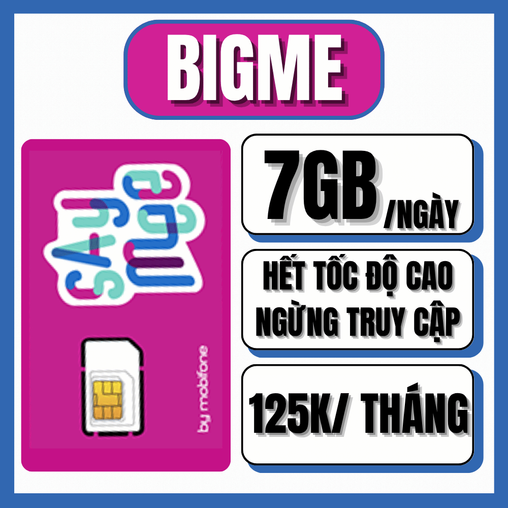 Sim Giá Rẻ Mobifone 4G Saymee Đăng Ký Theo Tháng Các Gói Cước Data, Nghe Gọi Cực Rẻ
