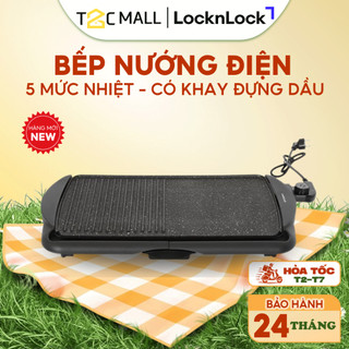 Bếp Nướng Điện LocknLock Electric Grill 5 Mức Nhiệt Điều Chỉnh 2000W Chính Hãng EJG231 - T2CMALL