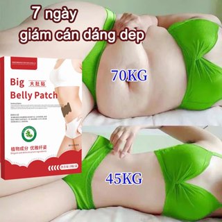 miếng dán giảm mỡ bụng giảm cân Đốt Cháy Mỡ Thừa Vùng Bụng, Bắp Tay Chân 5 miếng/hộp