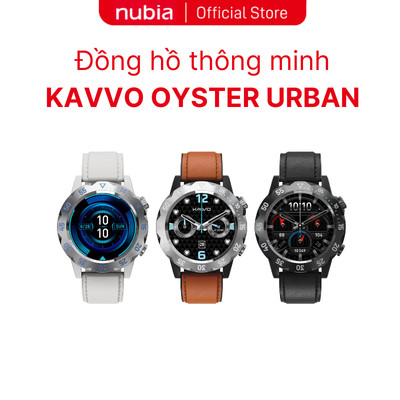 [Quà tặng không bán] Đồng Hồ Thông Minh KAVVO Oyster Urban I Nghe gọi trực tiếp - Chính Hãng