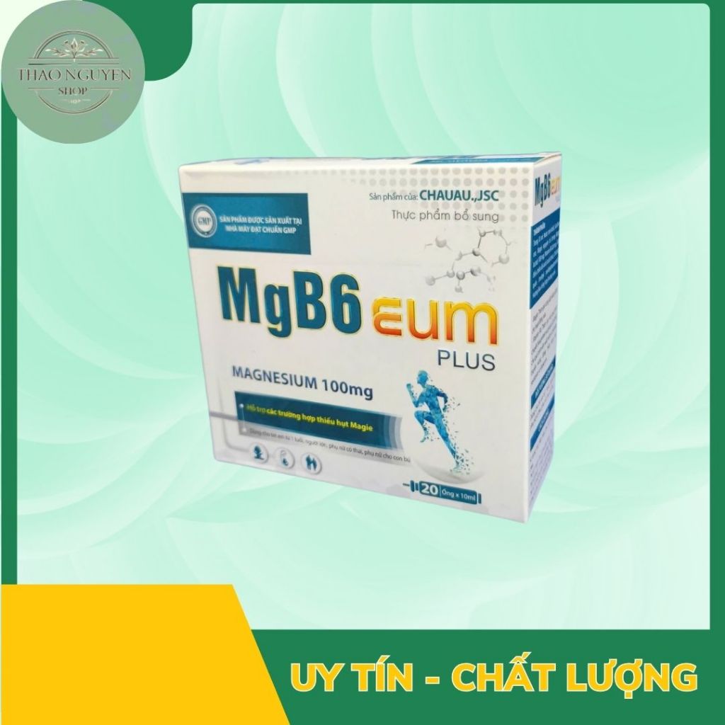 Magne-B6 EUM 20 ống – Bổ Sung Magie & Vitamin B6, Giúp Bé Ngủ Ngon, Hỗ Trợ Xương Răng