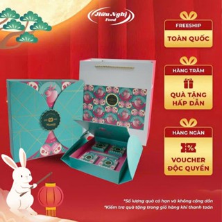   Bao bì mới 2025  Bánh Trung Thu Hữu Nghị Momiji Tứ Quý  4 bánh nướng 80G  