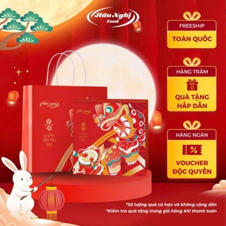  Bánh Trung Thu Hữu Nghị Tinh Hoa  4 bánh nướng 150G-180G  