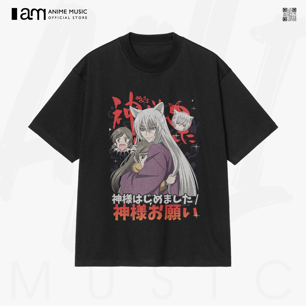 Áo thun Unisex Kamisama Hajimemashita Tomoe Oversized 100% Cotton ngắn tay