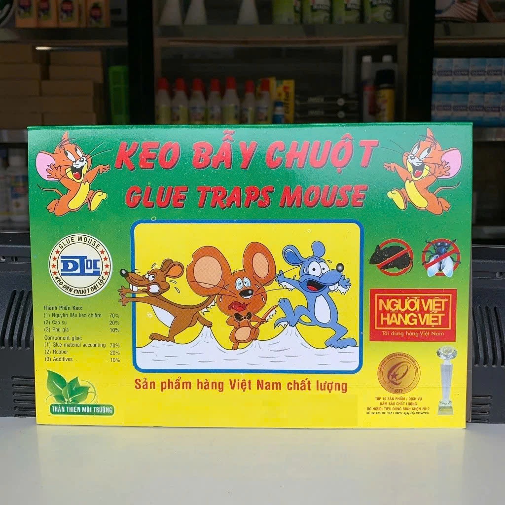 [ HỎA TỐC ] COMBO 20 Miếng Keo Dính Chuột - Keo Bẫy Chuột, Côn Trùng,  Có Mồi Nhử Siêu Dính Hàng Việt Nam