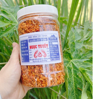 MUỐI TÉP SẤY VỊ VỪA ĂN, CAY, THƠM NGON CHẤM TRÁI CÂY, BÁNH TRÁNG SIÊU NGON