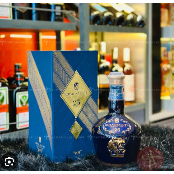 Vỏ chai chivas 25 sứa chai mới hộp mới đẹp thể tích 700ml, đầy đủ hộp,  chai nắp nút