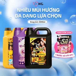Nước Giặt HC SPJ 5L – Nước Giặt 6 in 1, Đánh Bay Vết Bẩn, Lưu Hương Bền Lâu