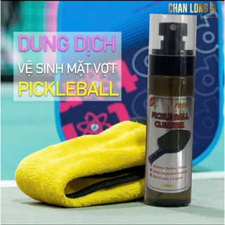  Dung Dịch Vệ Sinh Mặt Vợt Pickleball Cleaner - Làm Sạch Bụi Bẩn - Bảo Vệ Mặt Vợt - Tăng Độ Bền Bám  Tặng Kèm Khăn Lau  