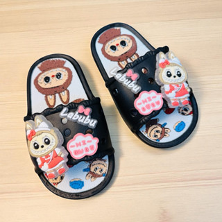  SIZE NHỎ TĂNG SZ- Dép bánh mì in hình 3D cho bé gái hình thỏ labubu có đèn 