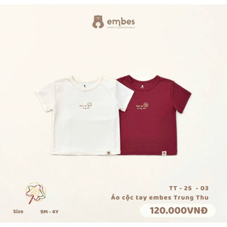 áo cộc tay embes Trung Thu + Yếm embes Trung Thu