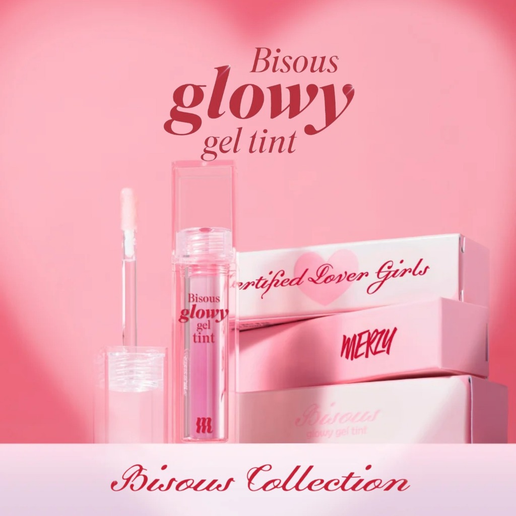 Son Bóng Pha Lê Merzy Căng Mọng, Bền Màu Bisous Glowy Gel Tint