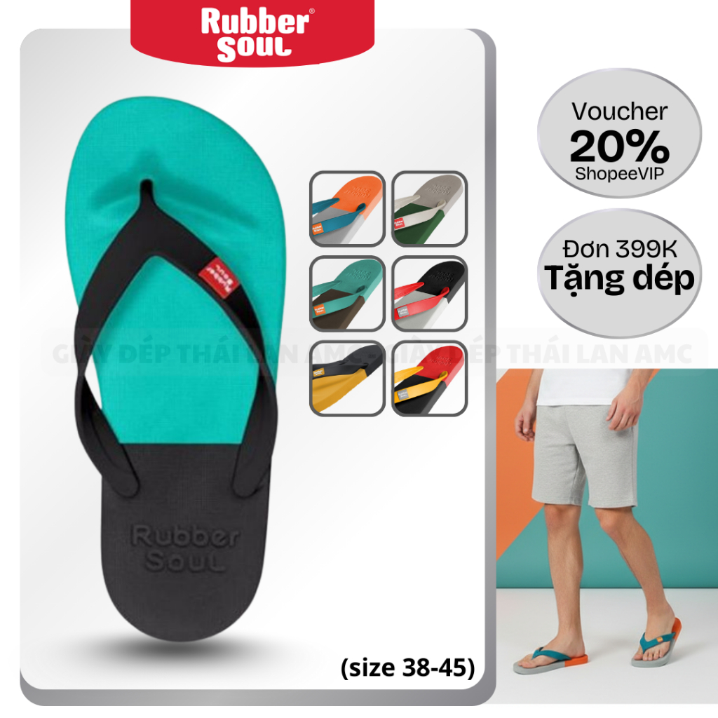 Dép Thái Lan nam nữ siêu mềm, nhẹ RUBBER SOUL BALANCE 2