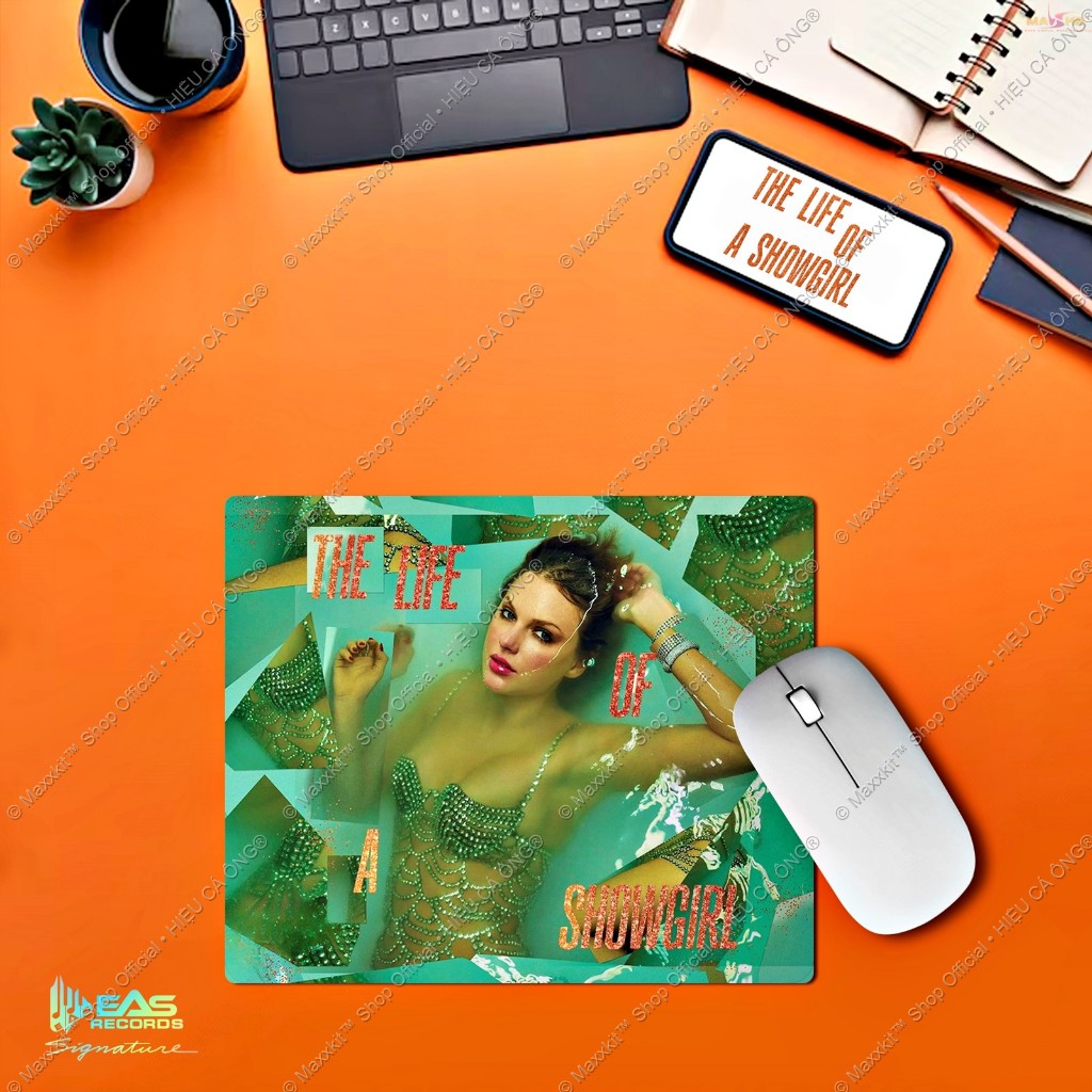 Tấm lót chuột Taylor Swift - The Life of a Showgirl -  Mouse Pad Merch - EAS Records