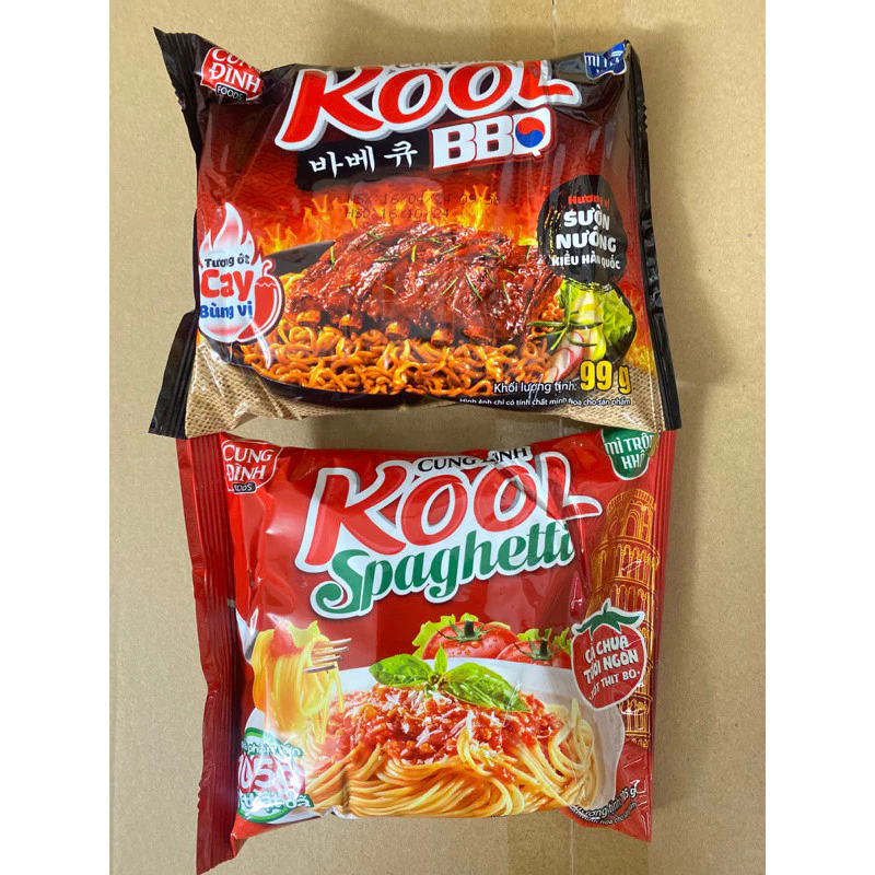 SET 6 GÓI MÌ TRỘN  KOOL SPAGHETTI