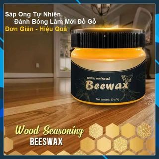 [Combo 3 Hộp] Sáp Ong Đánh Bóng Đồ Gỗ, Sáp Ong Beewax Đánh Bóng Đồ Gỗ Làm Mới Phục Hồi Màu Gỗ