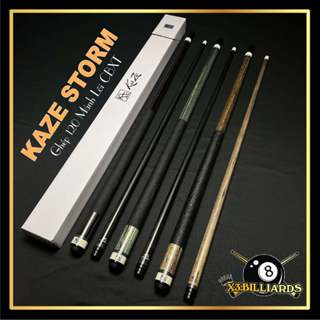   Hàng Chính Hãng  Cơ Bida Lỗ Kaze Storm Ngọn Ghép 120 Mảnh Lõi CBXT Gậy Bida Pool Ren Radial Giảm Bạt Tốt 