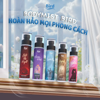  Body Mist Unisex Cho Nam Nữ Đi Học Đi Làm Bodymist Chính Hãng Lưu Hương 6H Chính Hãng BIRD 150ml 