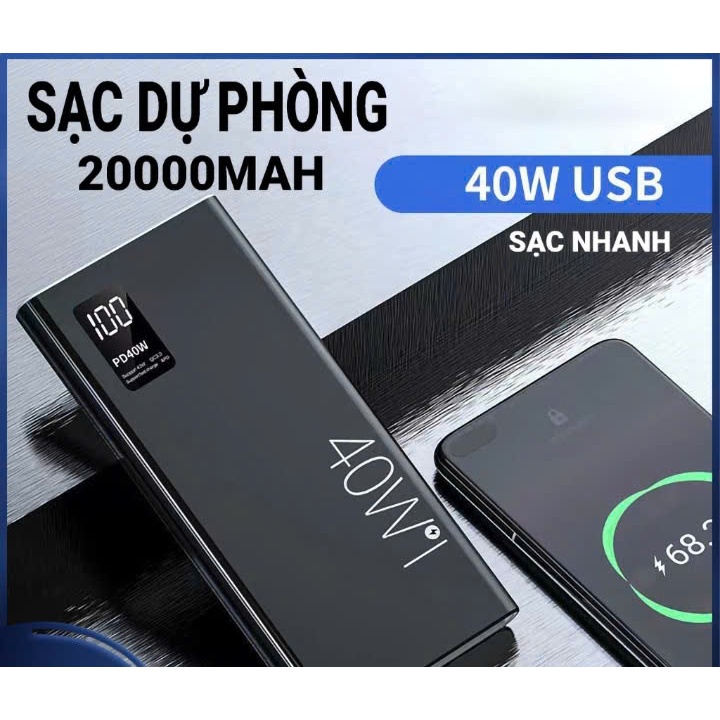 Sạc dự phòng Xiaomi redmi 20000 mAh