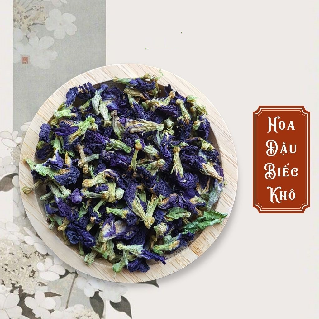 Hoa Đậu Biếc Sấy Khô Tự Nhiên Thượng Hạng Tốt Cho Sức Khỏe Pha Trà Đẹp Da, Làm Màu Thực Phẩm