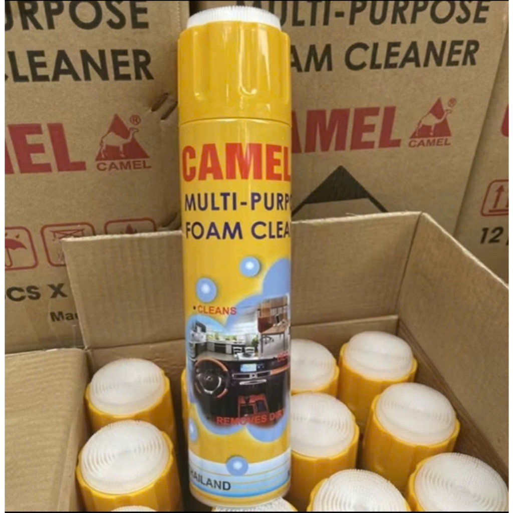 [RẺ VÔ ĐỊCH]Xịt Vệ Sinh Nội Thất ÔTô -Vô lăng -Ghế da -Chai Xịt Bọt Tuyết CAMEL/DYRAMID/Foam Cleaner