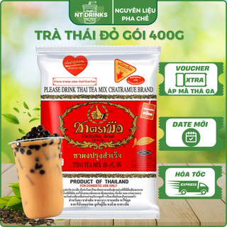  Trà thái đỏ thái lan gói 400g thái xanh chatramue goi 200g nguyên liệu nấu trà sữa NT DRINKS. 