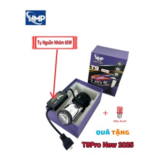    Mua Đèn Tặng Bóng Hậu AuDi    Đèn Led Pha Bi Cầu Mini T9 65W Bản Cao Cấp 2025 Chân H4 Gắn Như Zin Cho Xe Máy Ô tô.... 