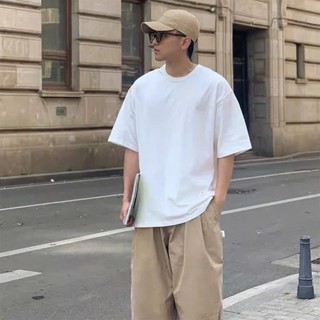 Áo phông nữ form rộng cổ tròn vải cotton khô phong cách hot trend brand -ODIN