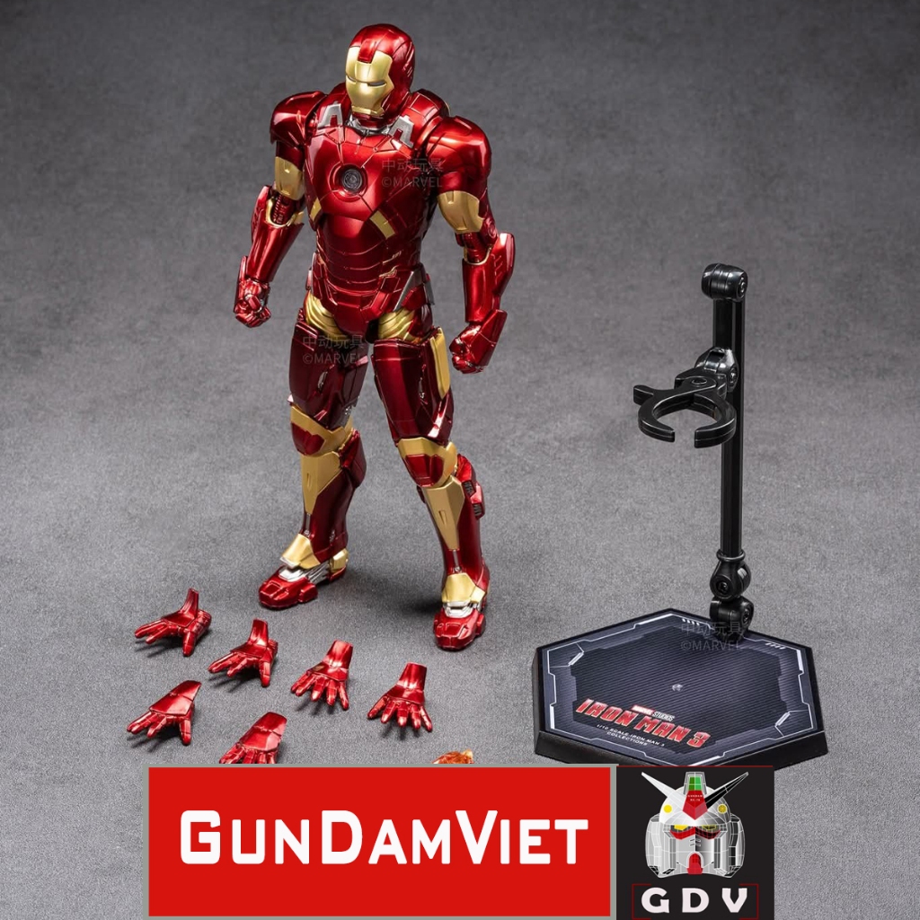 [Hàng Có Sẵn] Mô hình Marvel ZD Toys Iron man Mark 9