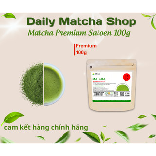  MATCHA PREMIUM SATOEN 100G - MATCHA VỤ XUÂN SATOEN 100G 