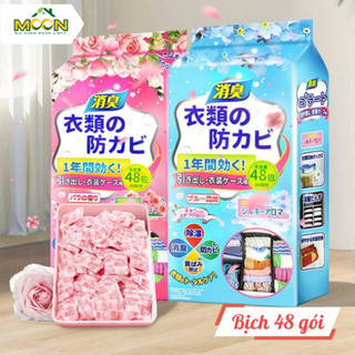  Bịch 48 Túi Thơm Long Não Hương Hoa Thiên Nhiên Để Tủ Quần Áo Tủ Giày Chống Ẩm Mốc Đuổi Côn Trùng 