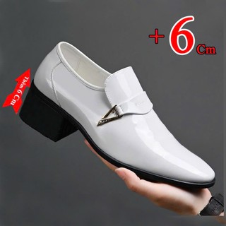   Tặng Tất+ Đón Gót Giày Nam Da bóng- Giày Công sở mũi nhọn Mã B2. hàng thời trang cao cấp 