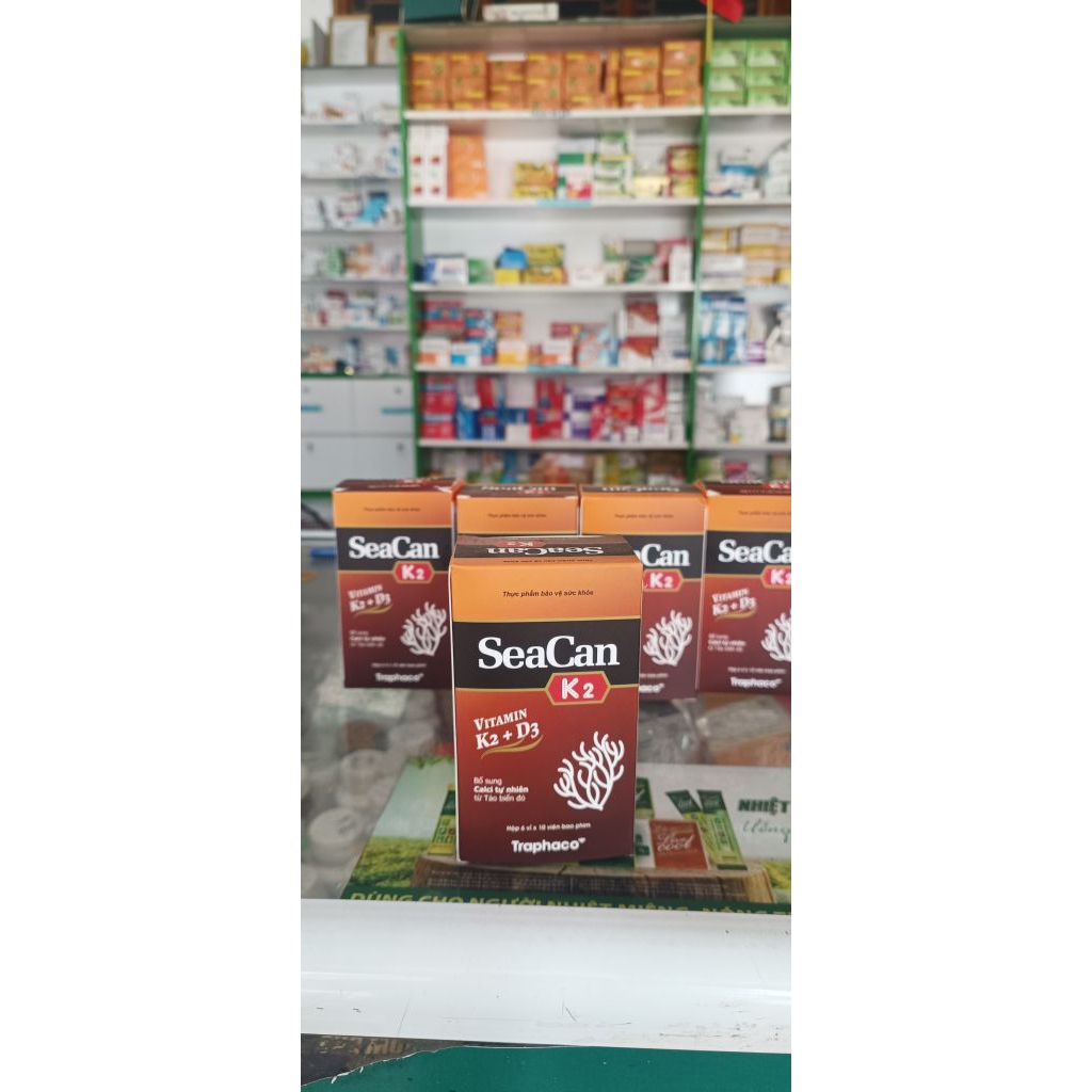 SeaCan k2 của Traphaco Bổ sung calci HỮU CƠ (Chính Hãng)không nóng, không tanh, không táo dễ hấp thụ