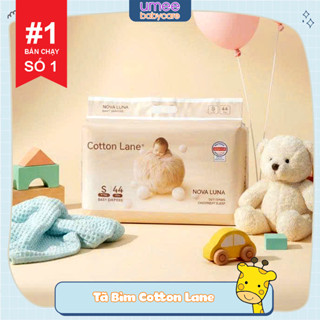 Tã Bỉm Quần Dán Cotton Lane Cao Cấp, Mềm Mại, An Toàn, Thấm Hút Tốt Đủ Size NB - 3XL Cho Bé